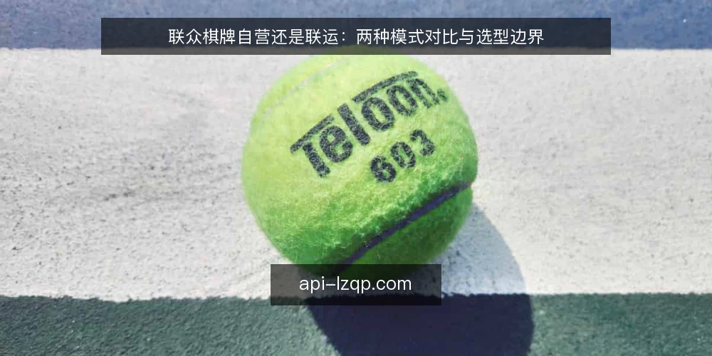 联众棋牌自营还是联运：两种模式对比与选型边界 — 先定决策边界：预算、团队与目标 配图